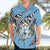 Personalized Botswana Hawaiian Shirt Coat Of Arms With Map - African and Zebra Patterns