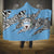 Personalized Botswana Hooded Blanket Coat Of Arms With Map - African and Zebra Patterns
