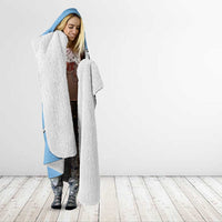 Personalized Botswana Hooded Blanket Coat Of Arms With Map - African and Zebra Patterns