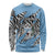Personalized Botswana Long Sleeve Shirt Coat Of Arms With Map - African and Zebra Patterns