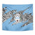 Personalized Botswana Tapestry Coat Of Arms With Map - African and Zebra Patterns