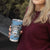 Personalized Botswana Tumbler Cup Coat Of Arms With Map - African and Zebra Patterns