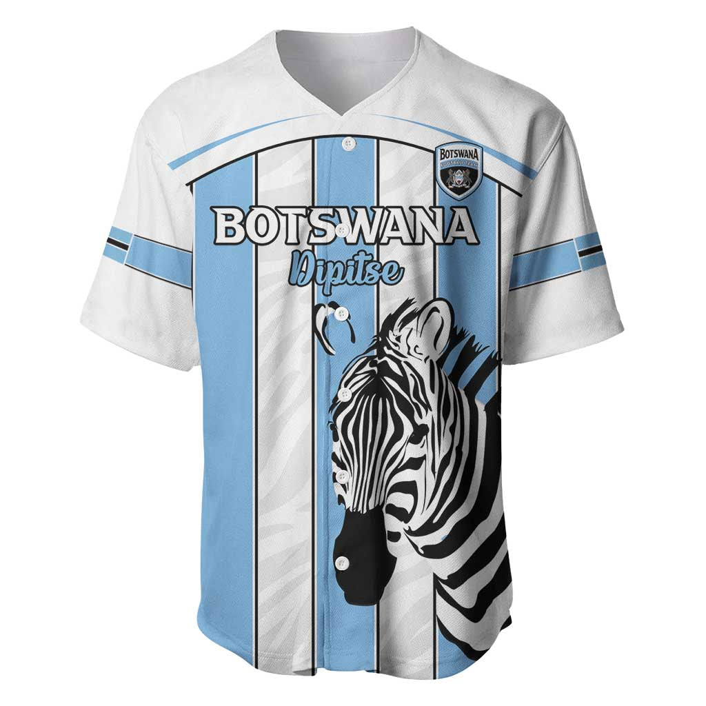 Custom Botswana Football Baseball Jersey Come On Zebras