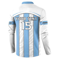 Custom Botswana Football Button Sweatshirt Come On Zebras