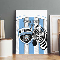 Custom Botswana Football Canvas Wall Art Come On Zebras