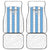 Custom Botswana Football Car Mats Come On Zebras