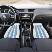 Custom Botswana Football Car Mats Come On Zebras