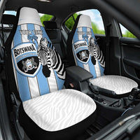 Custom Botswana Football Car Seat Cover Come On Zebras