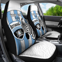 Custom Botswana Football Car Seat Cover Come On Zebras