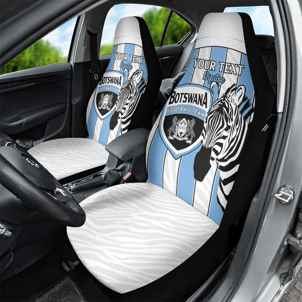 Custom Botswana Football Car Seat Cover Come On Zebras