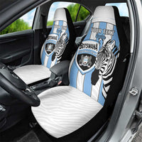 Custom Botswana Football Car Seat Cover Come On Zebras