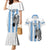 Custom Botswana Football Couples Matching Mermaid Dress and Hawaiian Shirt Come On Zebras