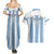 Custom Botswana Football Couples Matching Summer Maxi Dress and Hawaiian Shirt Come On Zebras