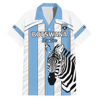 Custom Botswana Football Family Matching Mermaid Dress and Hawaiian Shirt Come On Zebras
