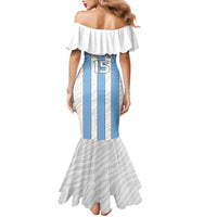 Custom Botswana Football Family Matching Mermaid Dress and Hawaiian Shirt Come On Zebras