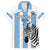Custom Botswana Football Family Matching Off The Shoulder Long Sleeve Dress and Hawaiian Shirt Come On Zebras