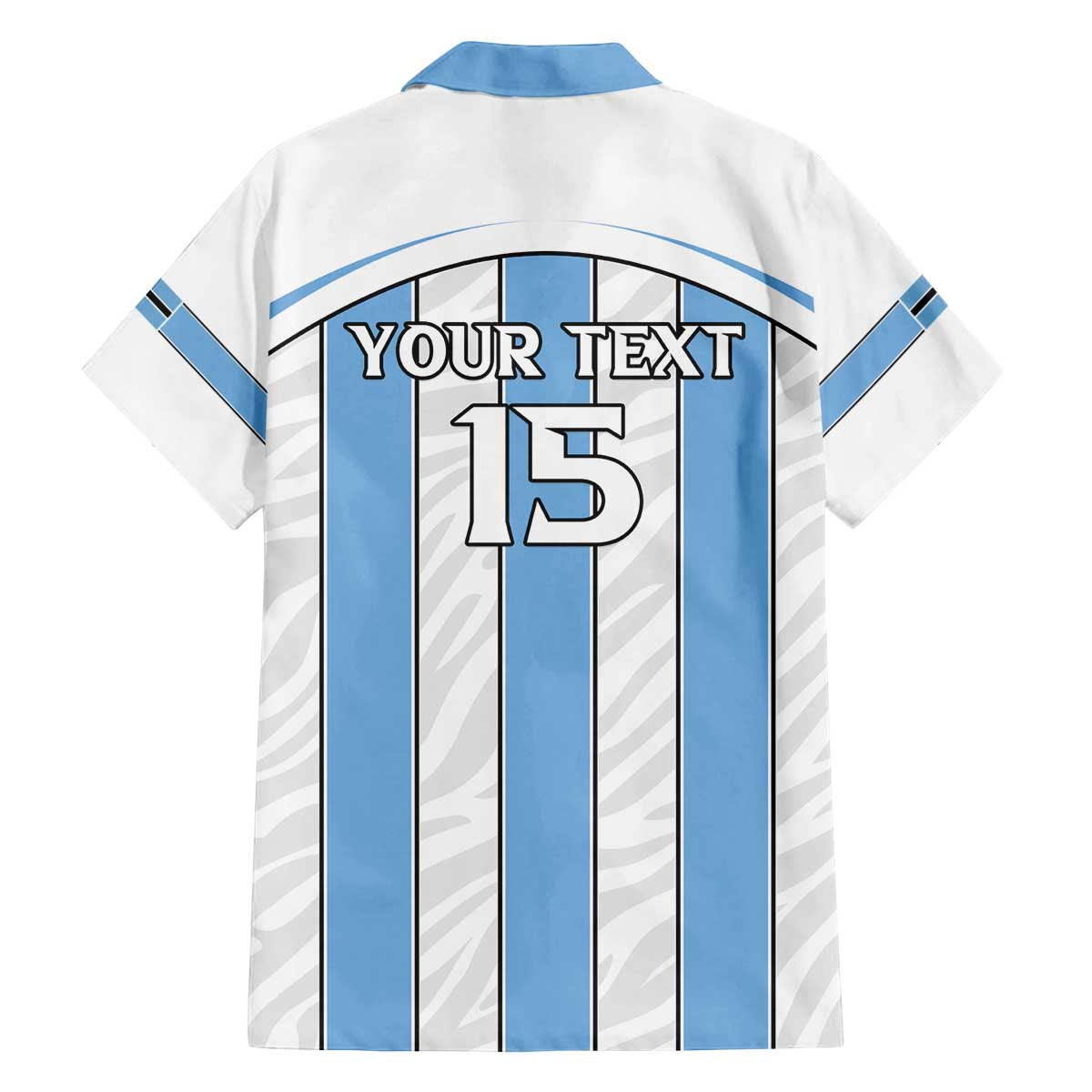 Custom Botswana Football Family Matching Off The Shoulder Long Sleeve Dress and Hawaiian Shirt Come On Zebras