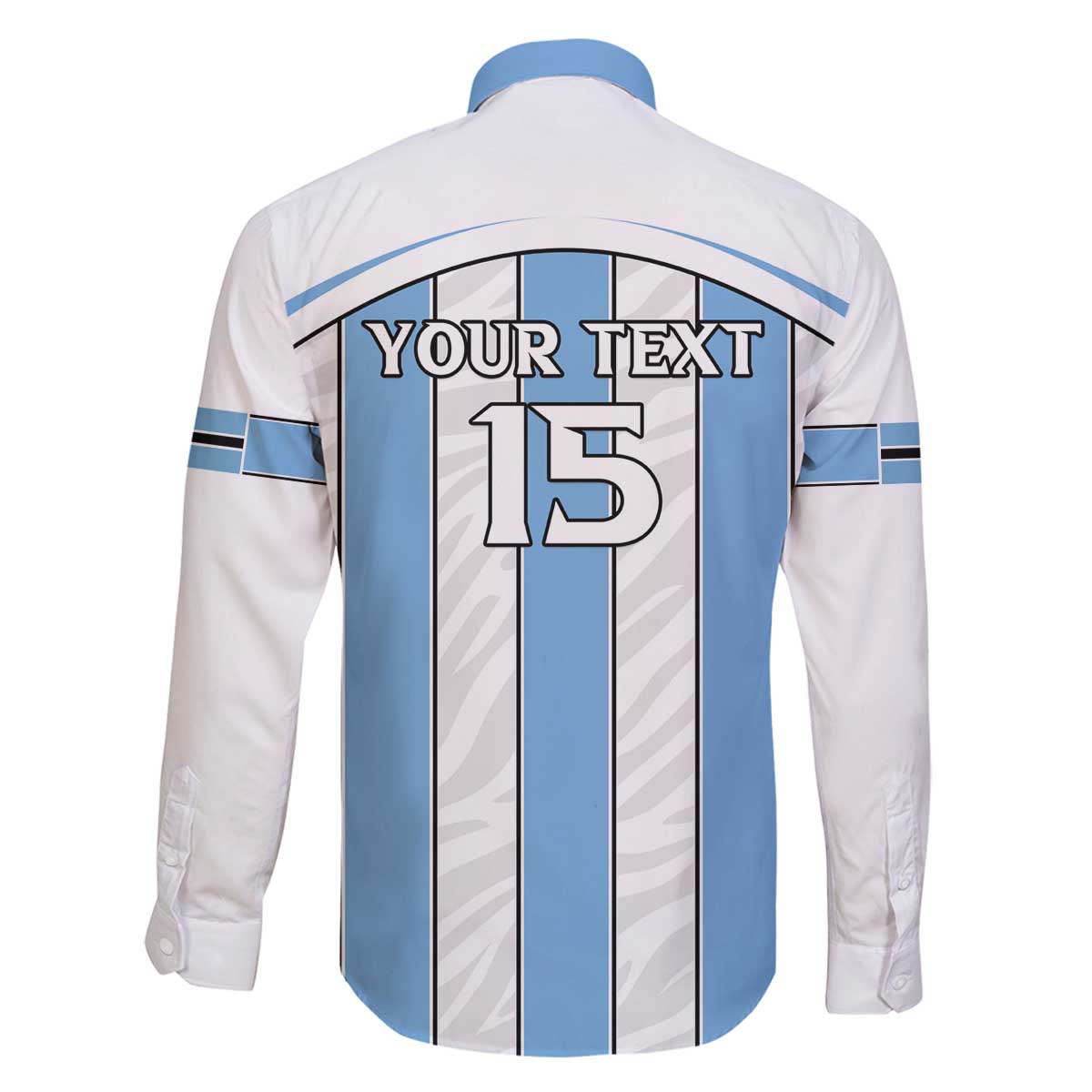 Custom Botswana Football Family Matching Off The Shoulder Long Sleeve Dress and Hawaiian Shirt Come On Zebras