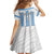 Custom Botswana Football Family Matching Off Shoulder Maxi Dress and Hawaiian Shirt Come On Zebras