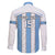Custom Botswana Football Family Matching Off Shoulder Short Dress and Hawaiian Shirt Come On Zebras