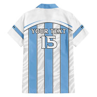 Custom Botswana Football Family Matching Puletasi and Hawaiian Shirt Come On Zebras