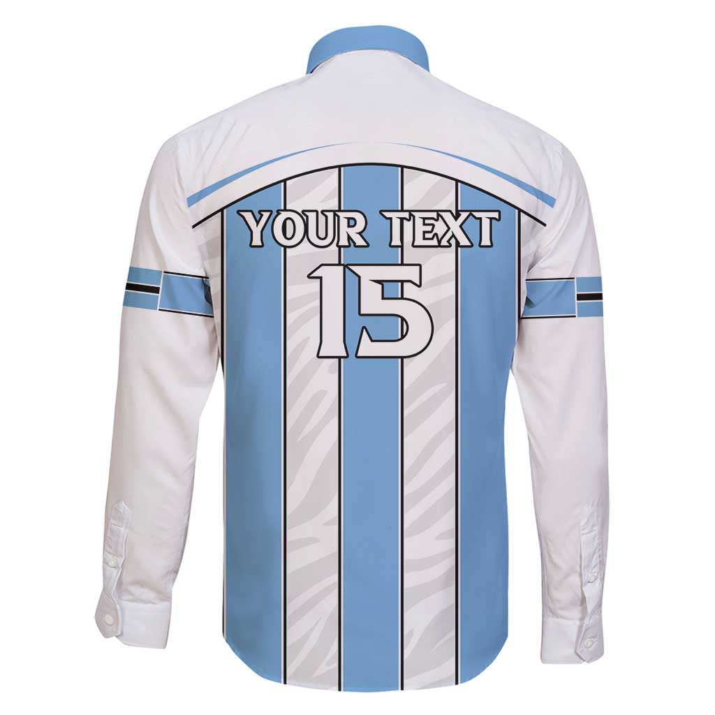 Custom Botswana Football Family Matching Puletasi and Hawaiian Shirt Come On Zebras