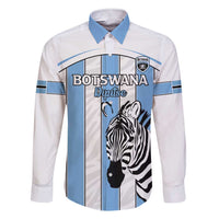 Custom Botswana Football Family Matching Short Sleeve Bodycon Dress and Hawaiian Shirt Come On Zebras
