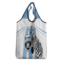 Custom Botswana Football Grocery Bag Come On Zebras