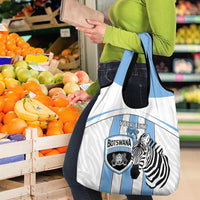 Custom Botswana Football Grocery Bag Come On Zebras