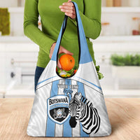 Custom Botswana Football Grocery Bag Come On Zebras