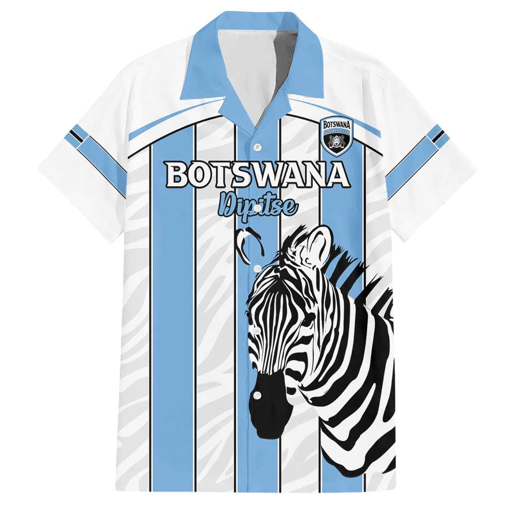 Custom Botswana Football Hawaiian Shirt Come On Zebras
