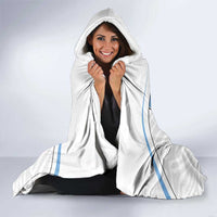 Custom Botswana Football Hooded Blanket Come On Zebras