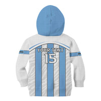 Custom Botswana Football Kid Hoodie Come On Zebras