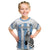 Custom Botswana Football Kid T Shirt Come On Zebras