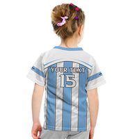 Custom Botswana Football Kid T Shirt Come On Zebras