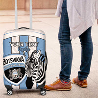 Custom Botswana Football Luggage Cover Come On Zebras