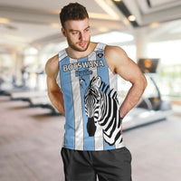 Custom Botswana Football Men Tank Top Come On Zebras