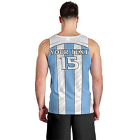 Custom Botswana Football Men Tank Top Come On Zebras