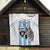 Custom Botswana Football Quilt Come On Zebras
