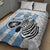 Custom Botswana Football Quilt Bed Set Come On Zebras