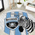Custom Botswana Football Round Carpet Come On Zebras