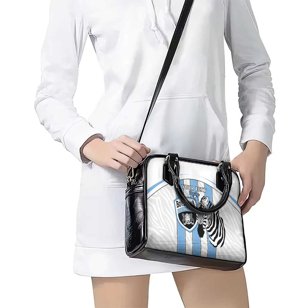 Custom Botswana Football Shoulder Handbag Come On Zebras