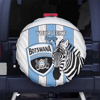 Custom Botswana Football Spare Tire Cover Come On Zebras