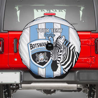 Custom Botswana Football Spare Tire Cover Come On Zebras
