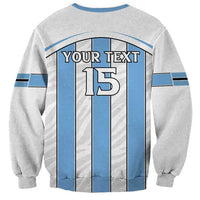 Custom Botswana Football Sweatshirt Come On Zebras