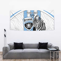 Custom Botswana Football Tapestry Come On Zebras