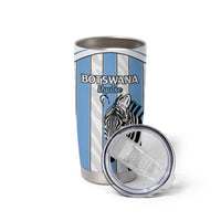 Custom Botswana Football Tumbler Cup Come On Zebras