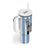 Custom Botswana Football Tumbler With Handle Come On Zebras