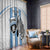 Custom Botswana Football Window Curtain Come On Zebras