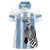 Custom Botswana Football Women Polo Shirt Come On Zebras